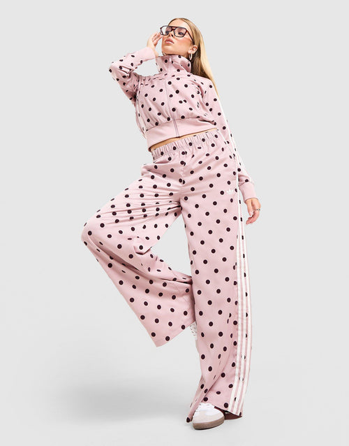 กางเกงขายาวผู้หญิง Satin Polka Dots