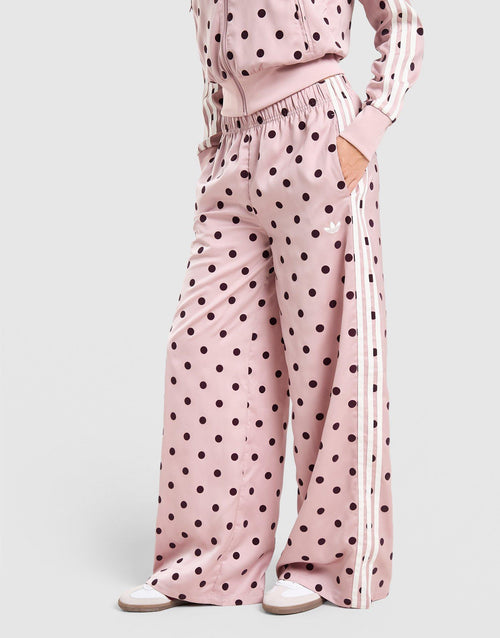 กางเกงขายาวผู้หญิง Satin Polka Dots