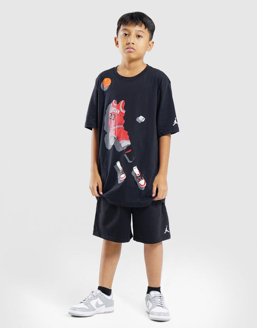 เสื้อยืดเด็กโต Jumpman Ghost Man