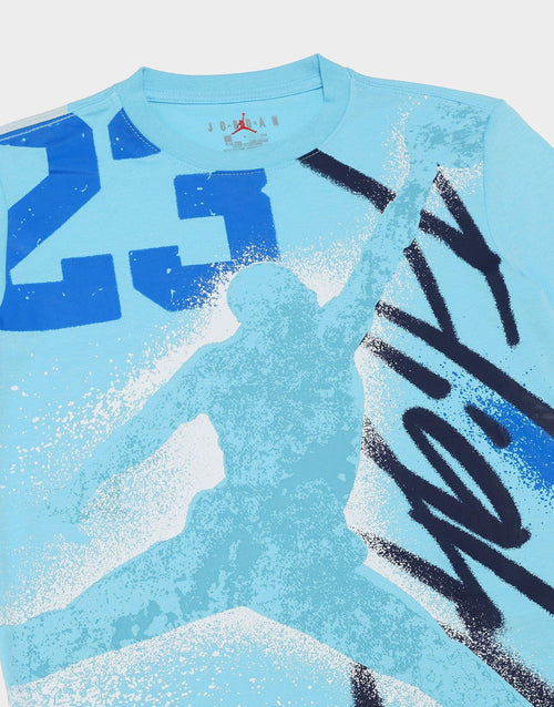 เสื้อยืดเด็กโต Stencil Jumpman