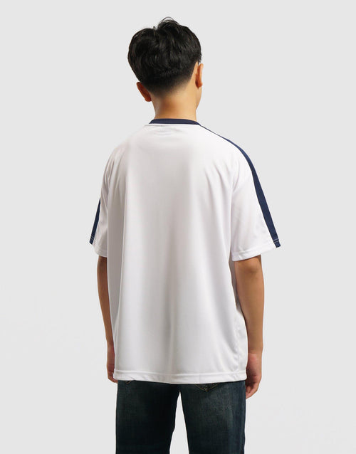 เสื้อแขนสั้นเด็กโต Colorblock