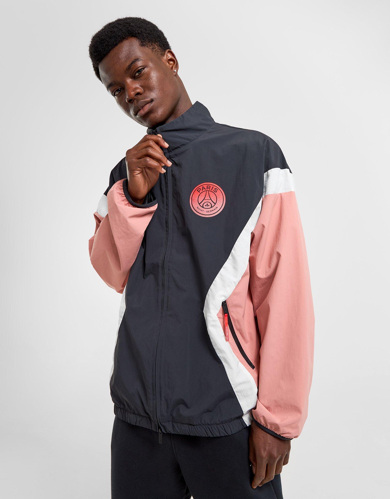 สีชมพู Jordan x Paris Saint-Germain เสื้อแจ็คเก็ตผู้ชาย - JD