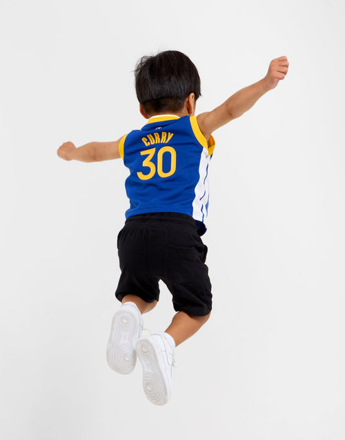 เสื้อกล้ามเด็กวัยหัดเดิน Stephen Curry Golden State Warriors NBA