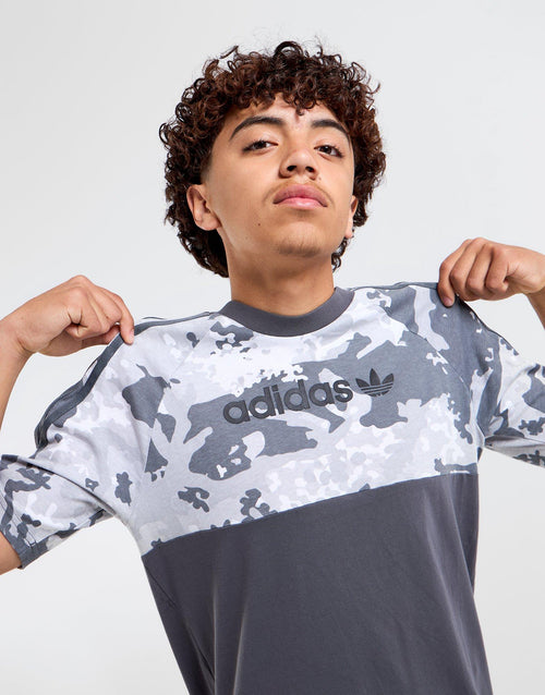 เสื้อยืดเด็กโต Poly Camo