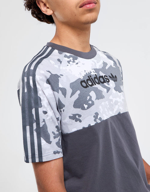 เสื้อยืดเด็กโต Poly Camo