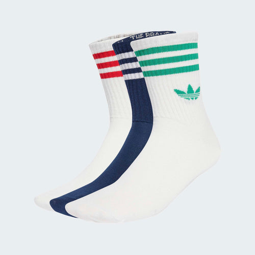 ถุงเท้า 3-Stripes Crew (แพค 3)