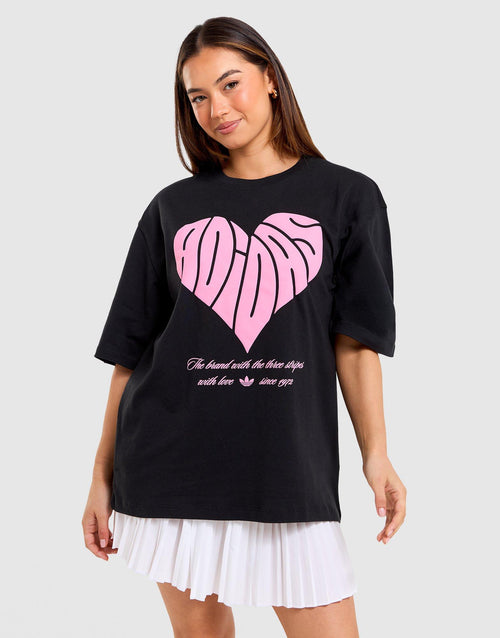เสื้อยืดผู้หญิง Heart Graphic