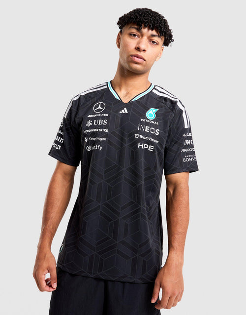 เสื้อแขนสั้นผู้ชาย Mercedes-AMG Petronas F1 Team Driver Authentic