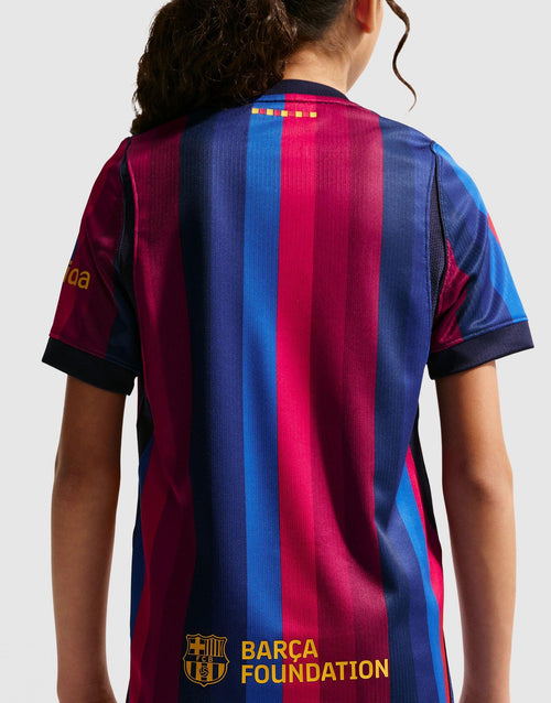 เสื้อฟุตบอลชุดเหย้าเด็กโต FC Barcelona 2026/27