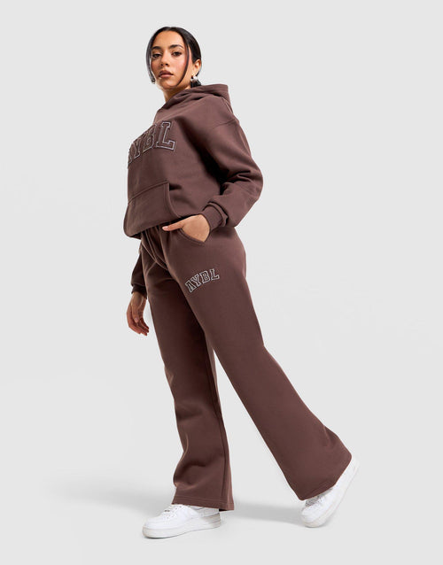 กางเกงขายาวผู้หญิง Varsity Applique Oversized Joggers