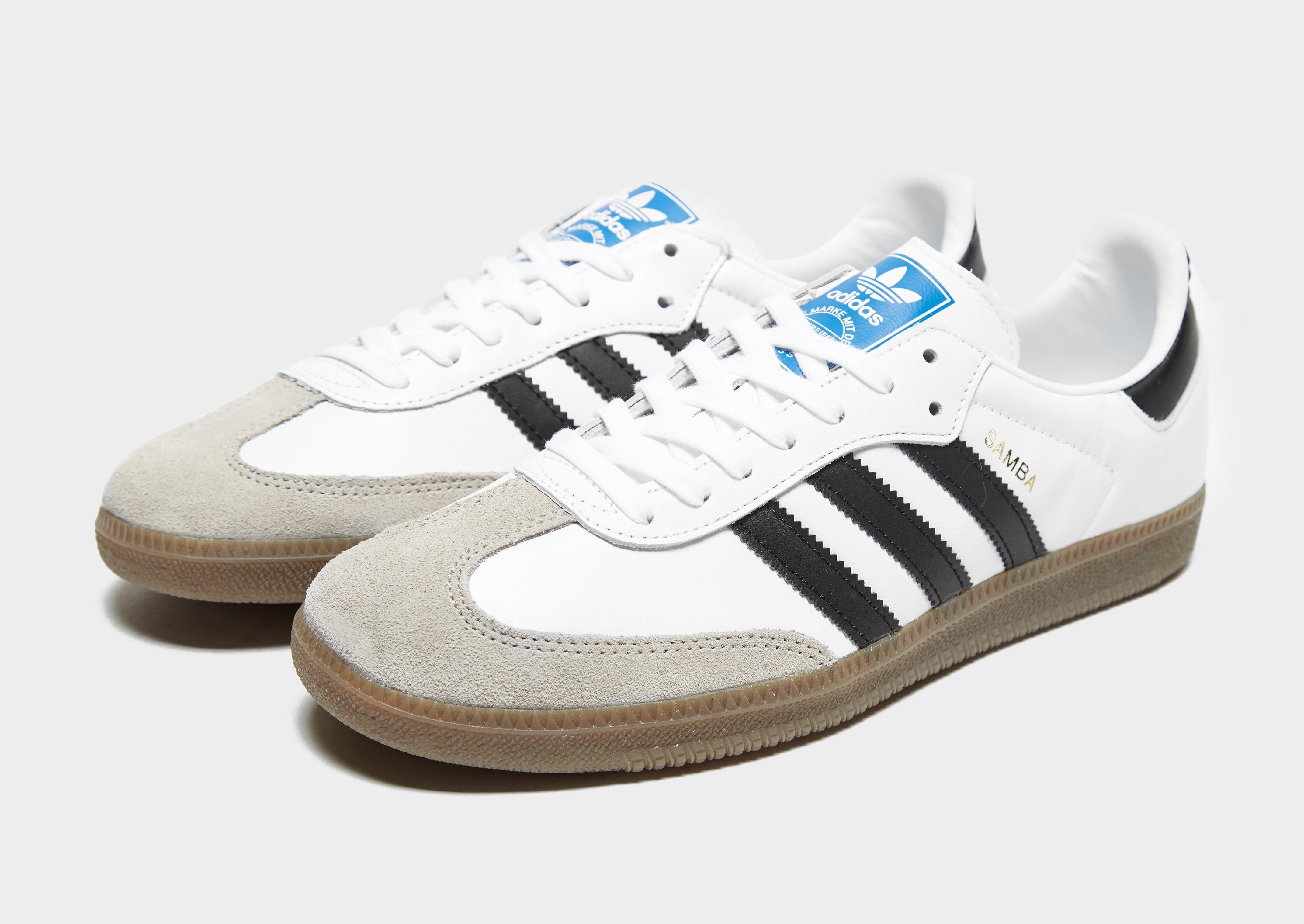 adidas gazelle silver green womens สีขาว adidas รองเท้าผู้ชาย Samba OG