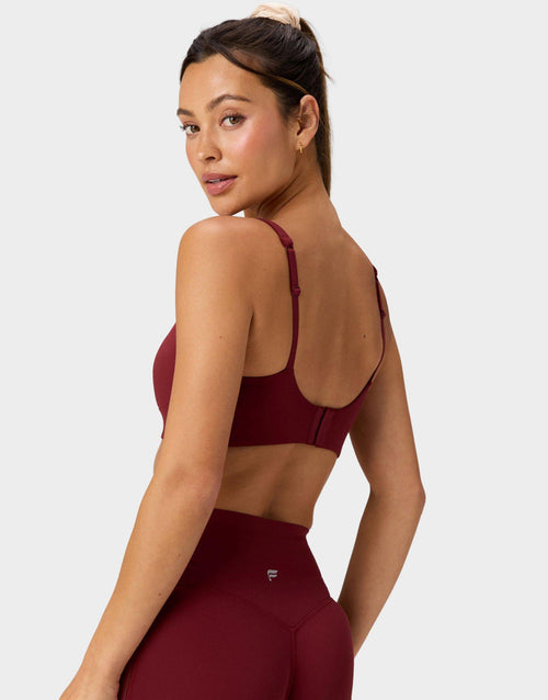 สปอร์ตบราผู้หญิง PureLuxe Longline Low Impact