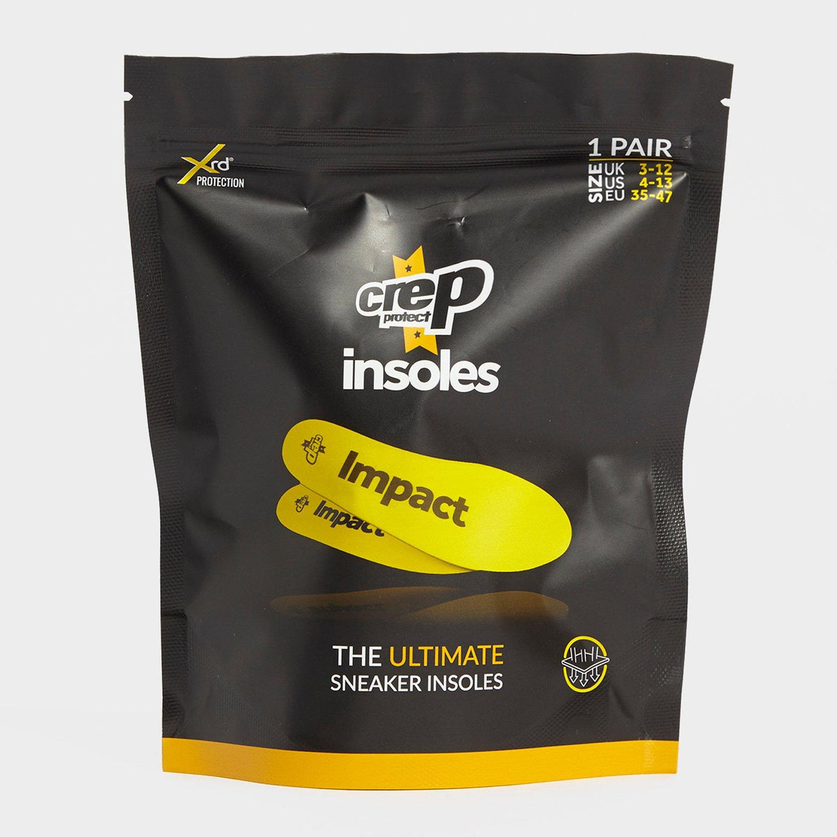 สีเหลือง Crep Protect แผ่นรองรองเท้า Protect Poron Impact Insoles - JD ...