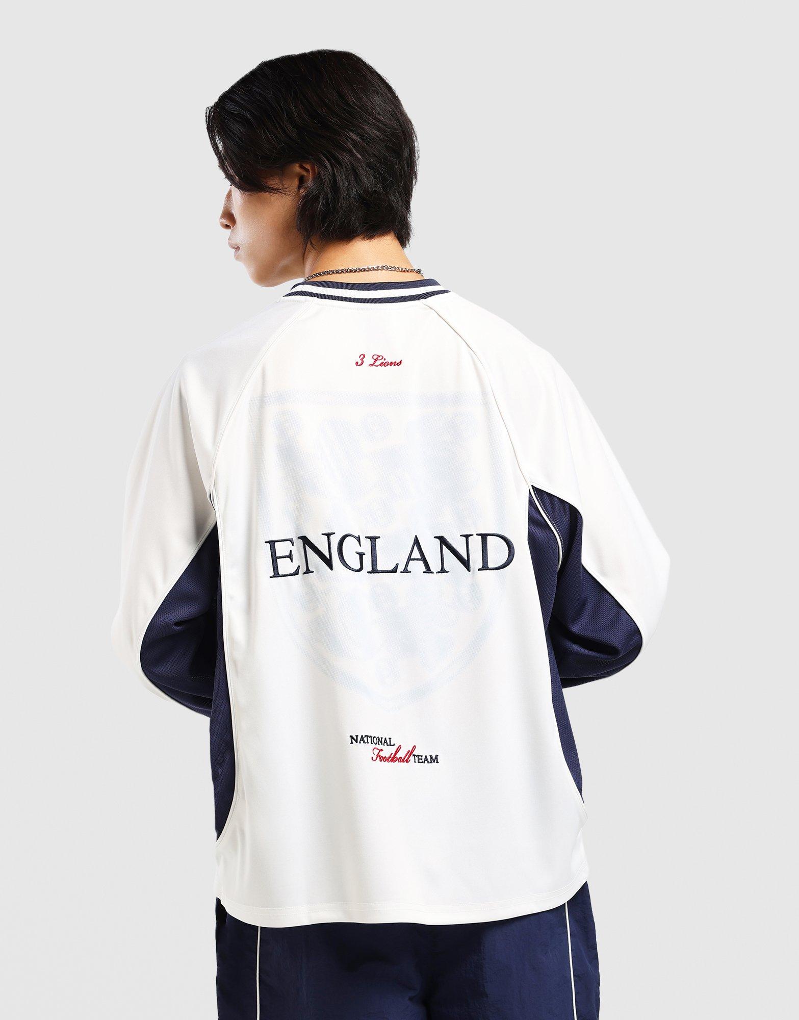 เสื้อแขนยาวผู้ชาย England Mesh Panel Jersey