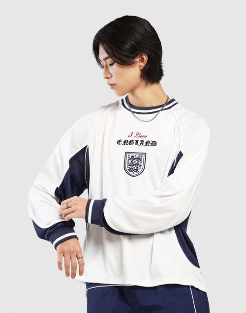 เสื้อแขนยาวผู้ชาย England Mesh Panel Jersey