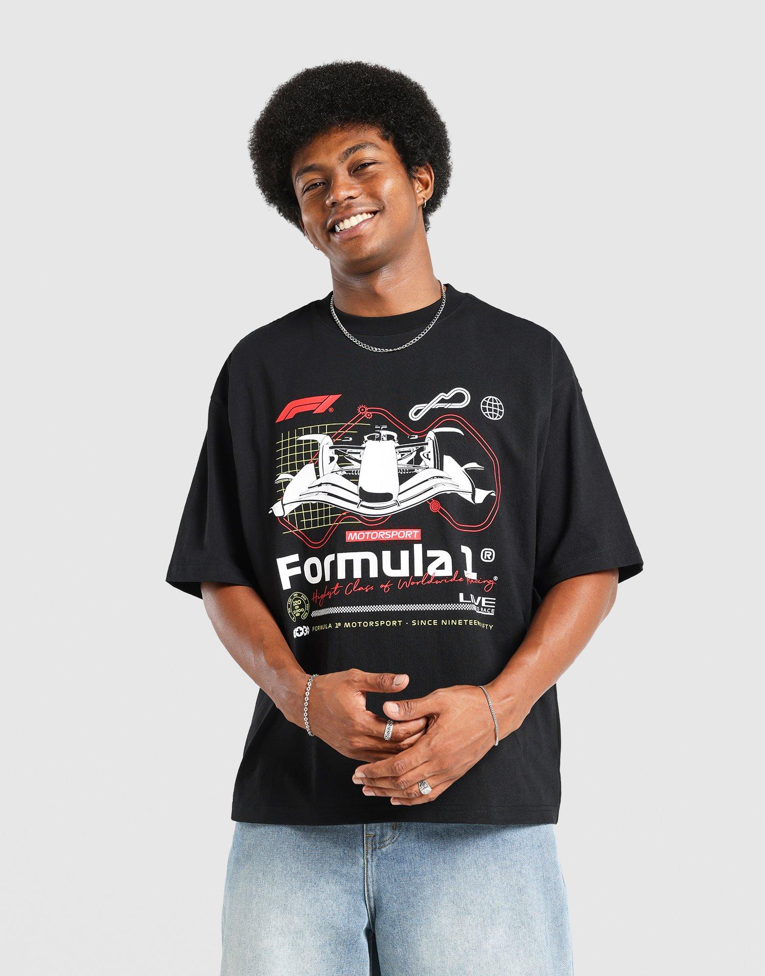 เสื้อยืดผู้ชาย F1 Graphic Box