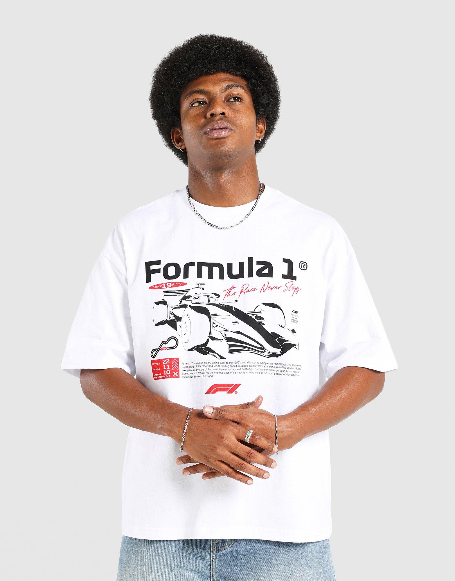 เสื้อยืดผู้ชาย F1 Graphic Box
