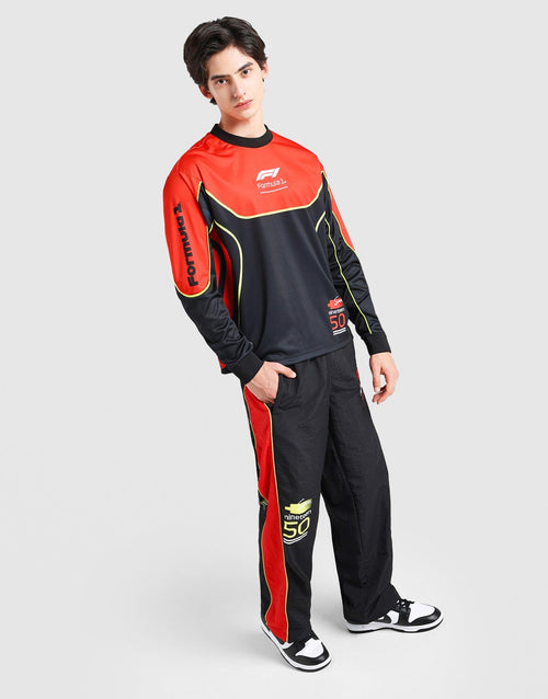 เสื้อแขนยาวผู้ชาย F1 Cut & Sew Mesh Jersey