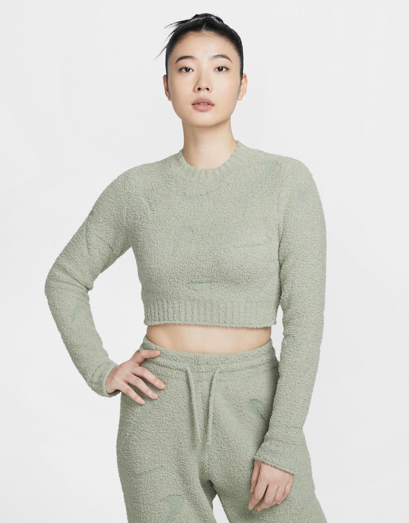 เสื้อแขนยาวผู้หญิง Sportswear Phoenix Cozy Bouclé Knit