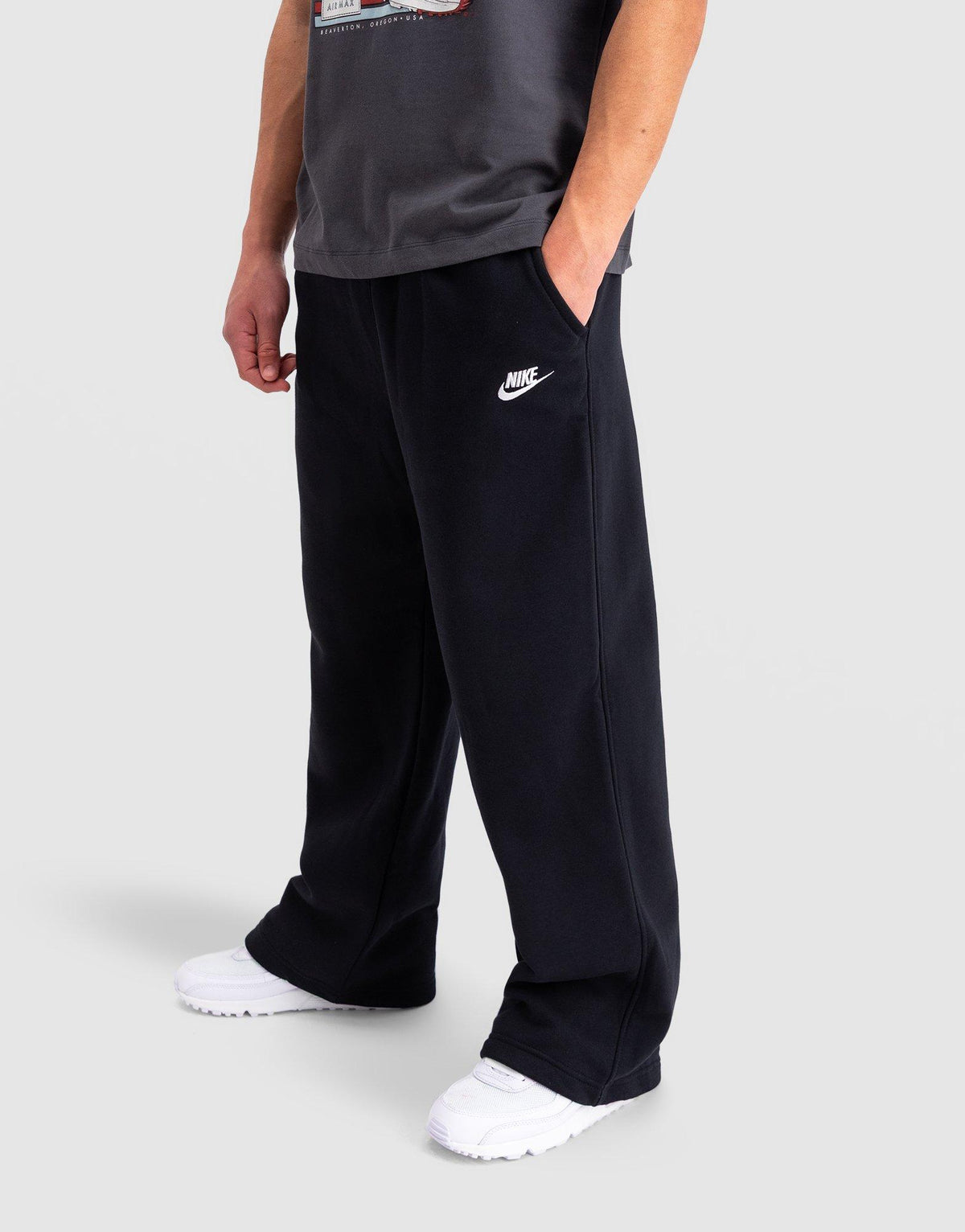 กางเกงขายาวเด็กโต (เด็กผู้หญิง) Sportswear Club Fleece