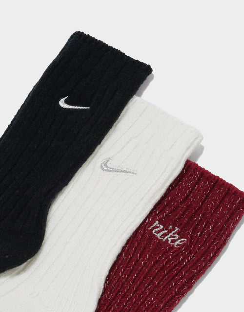 ถุงเท้าเด็กโต Swoosh Sparkle (แพค 3)