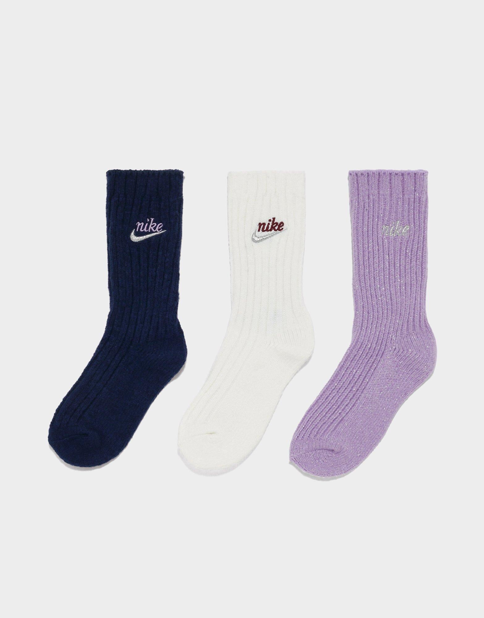 ถุงเท้าเด็กโต Swoosh Sparkle (แพค 3)