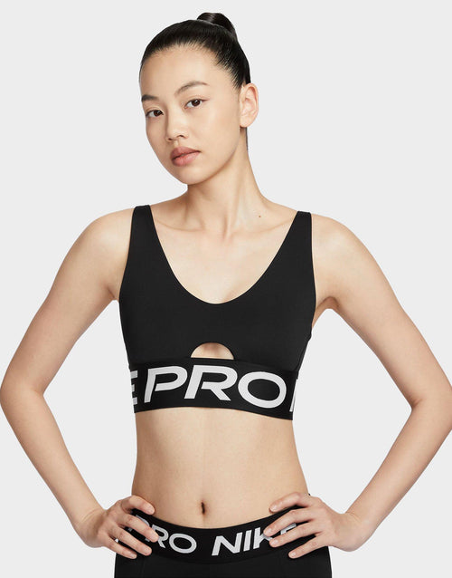 สปอร์ตบราผู้หญิง Pro Indy Plunge Medium-Support Padded