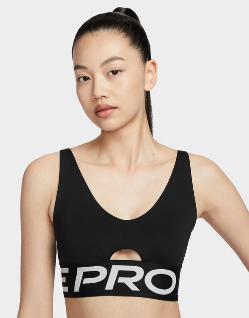 สปอร์ตบราผู้หญิง Pro Indy Plunge Medium-Support Padded