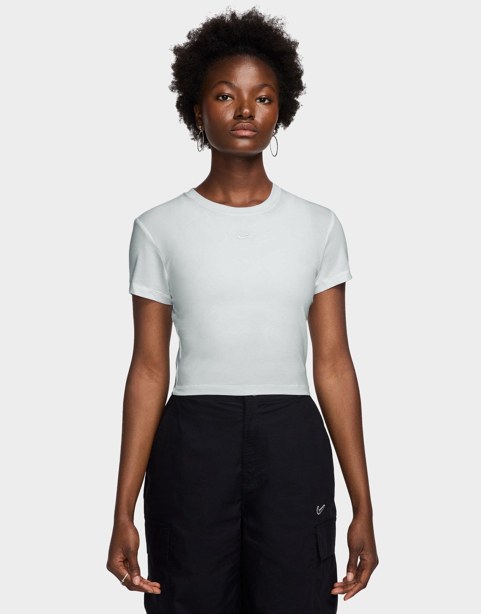 เสื้อยืดผู้หญิง Sportswear Chill Knit Cropped