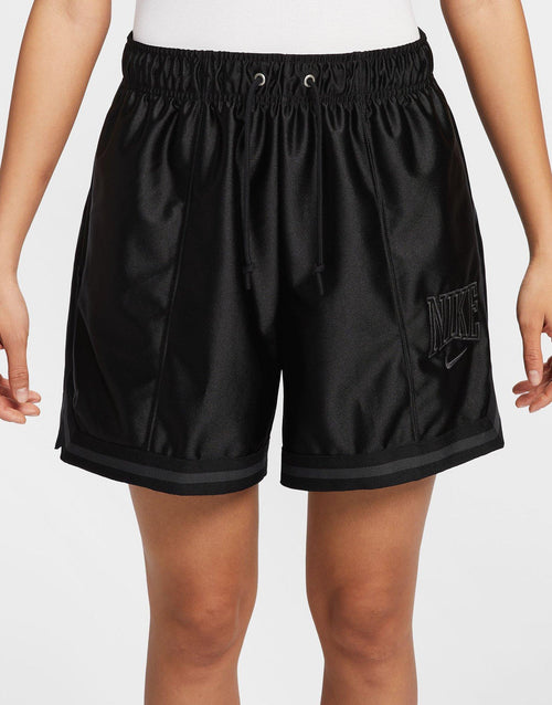 กางเกงขาสั้นผู้หญิง Sportswear Loose Mid-Rise Graphic