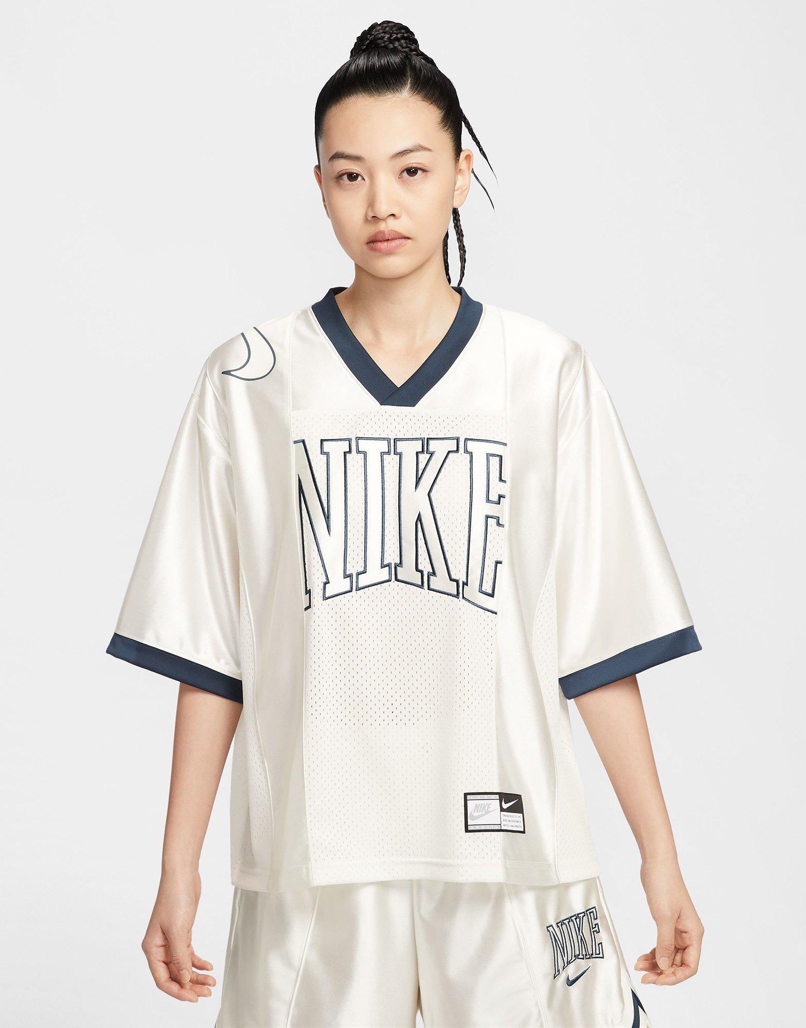 เสื้อแขนสั้นผู้หญิง Sportswear Street Oversized Graphic Jersey