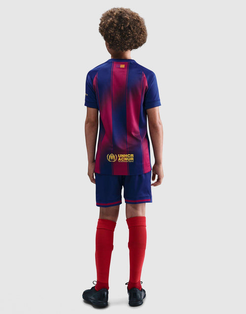 เสื้อฟุตบอลชุดเหย้าเด็กโต FC Barcelona 2025/26
