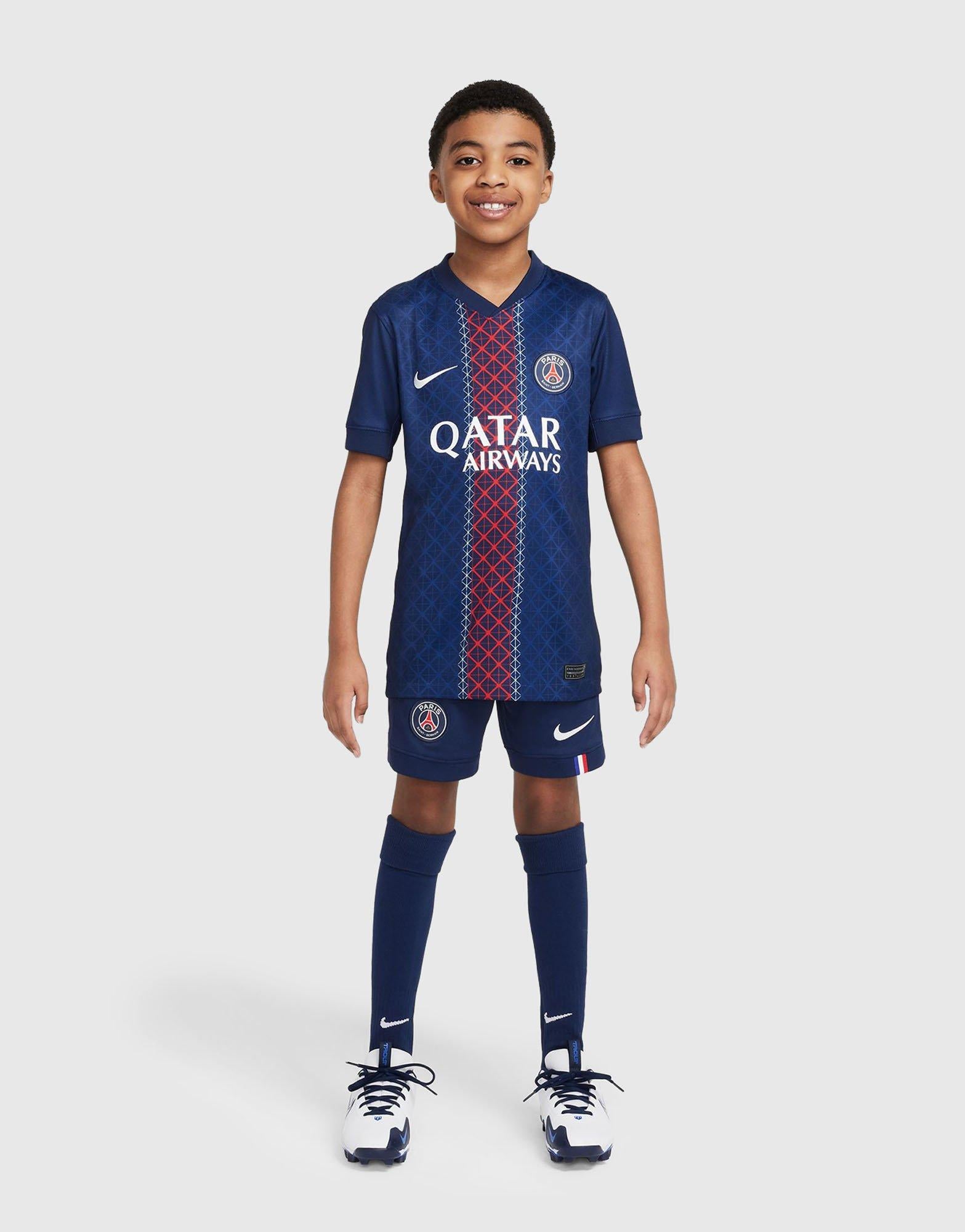เสื้อฟุตบอลชุดเหย้าเด็กโต Paris Saint-Germain 2025/26