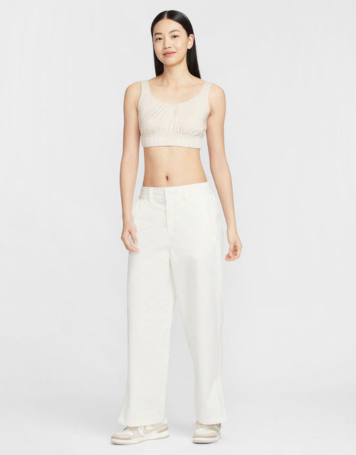 เสื้อกล้ามผู้หญิง Sportswear Chill Poplin Slim Cropped