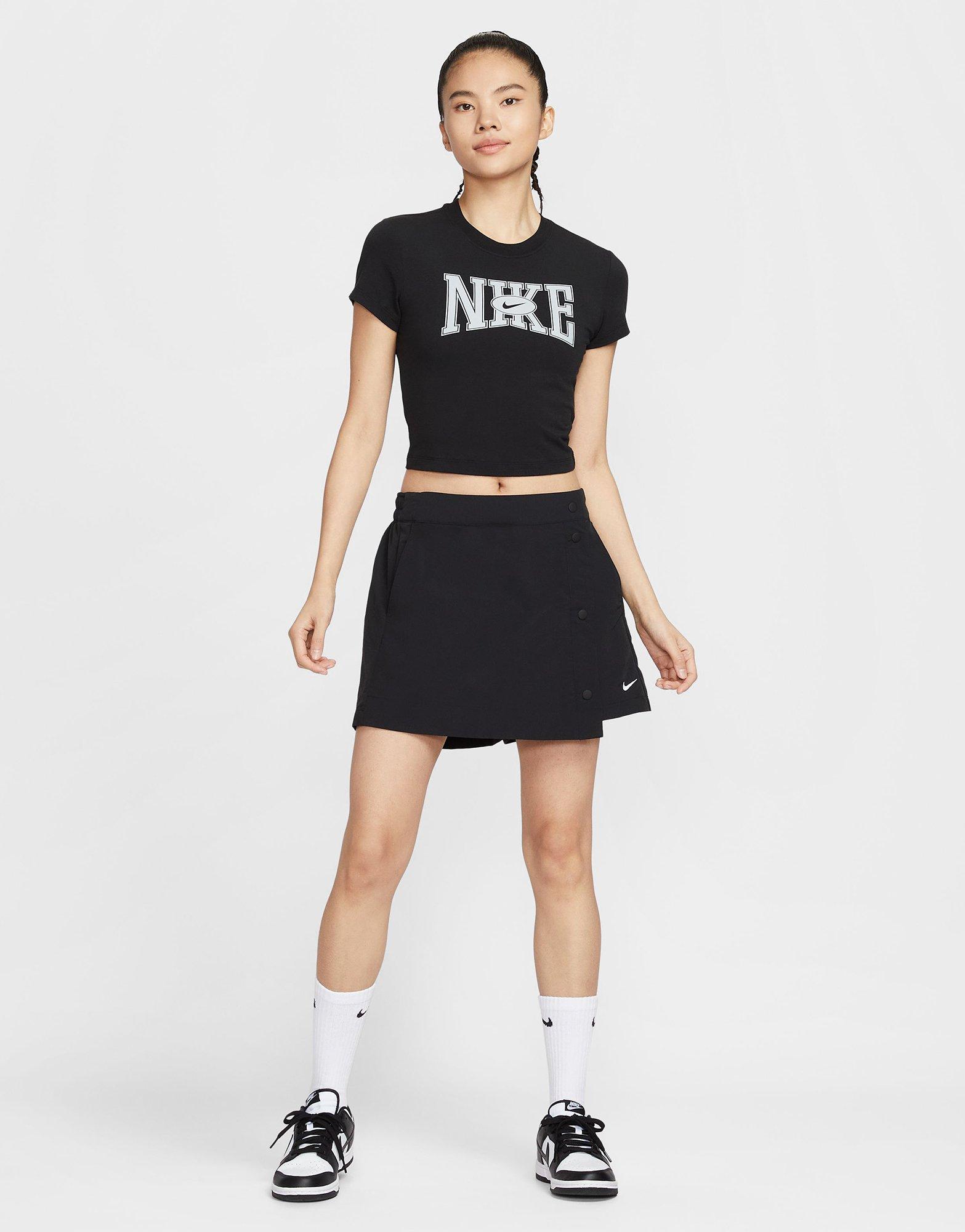 กางเกงกระโปรงผู้หญิง Sportswear Essential Woven