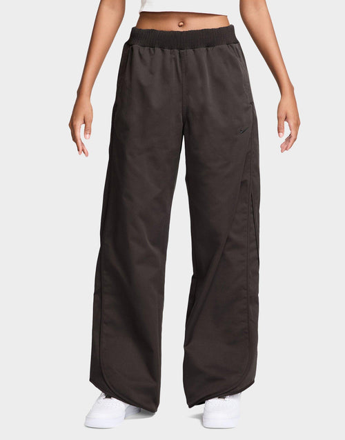 กางเกงขายาวผู้หญิง Sportswear Mid-Rise Twill