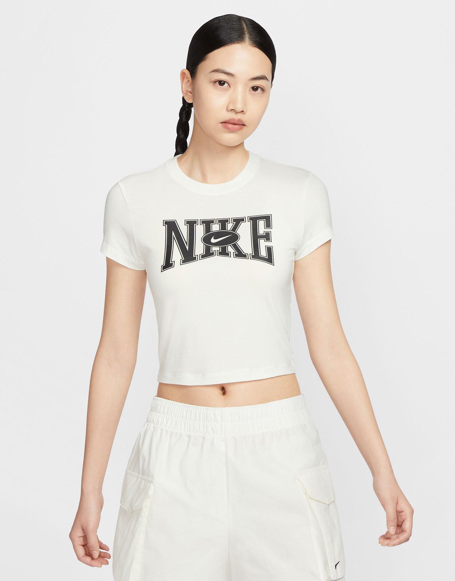 เสื้อยืดผู้หญิง Sportswear Slim Cropped