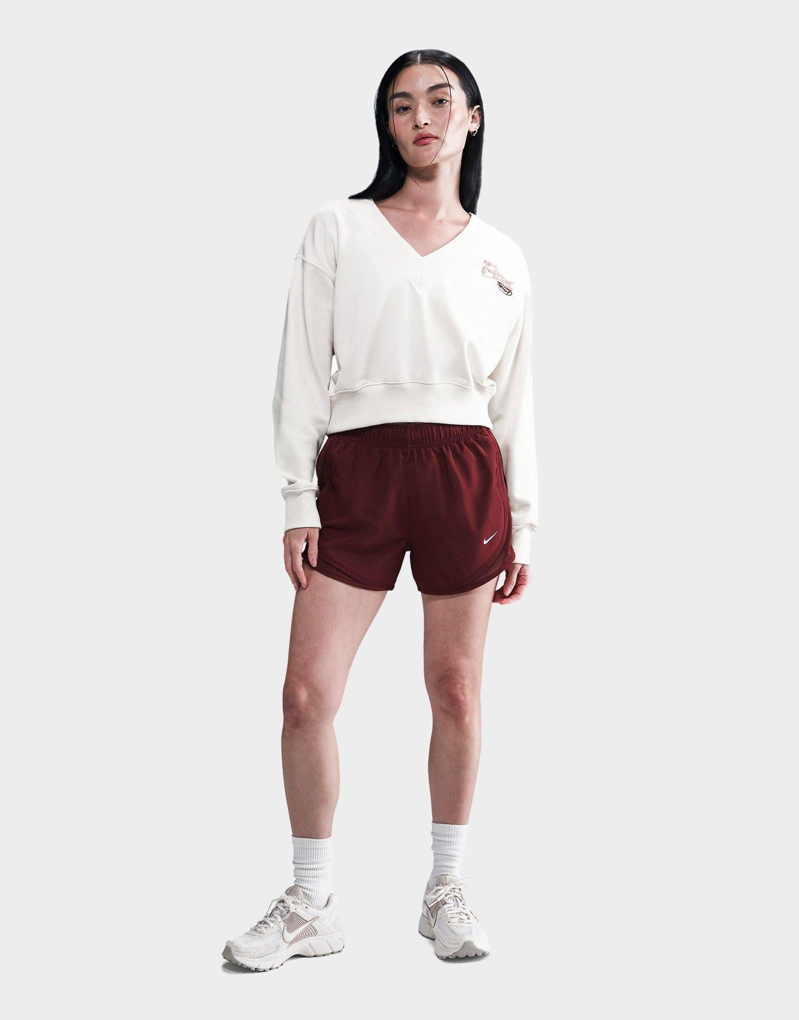 เสื้อแขนยาวผู้หญิง Sportswear Phoenix Fleece Oversized Cropped