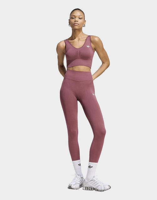 กางเกงเลกกิ้งผู้หญิง Essentials  Seamless