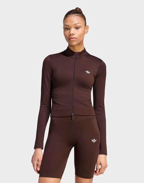 เสื้อแขนยาวผู้หญิง Essentials Seamless Track