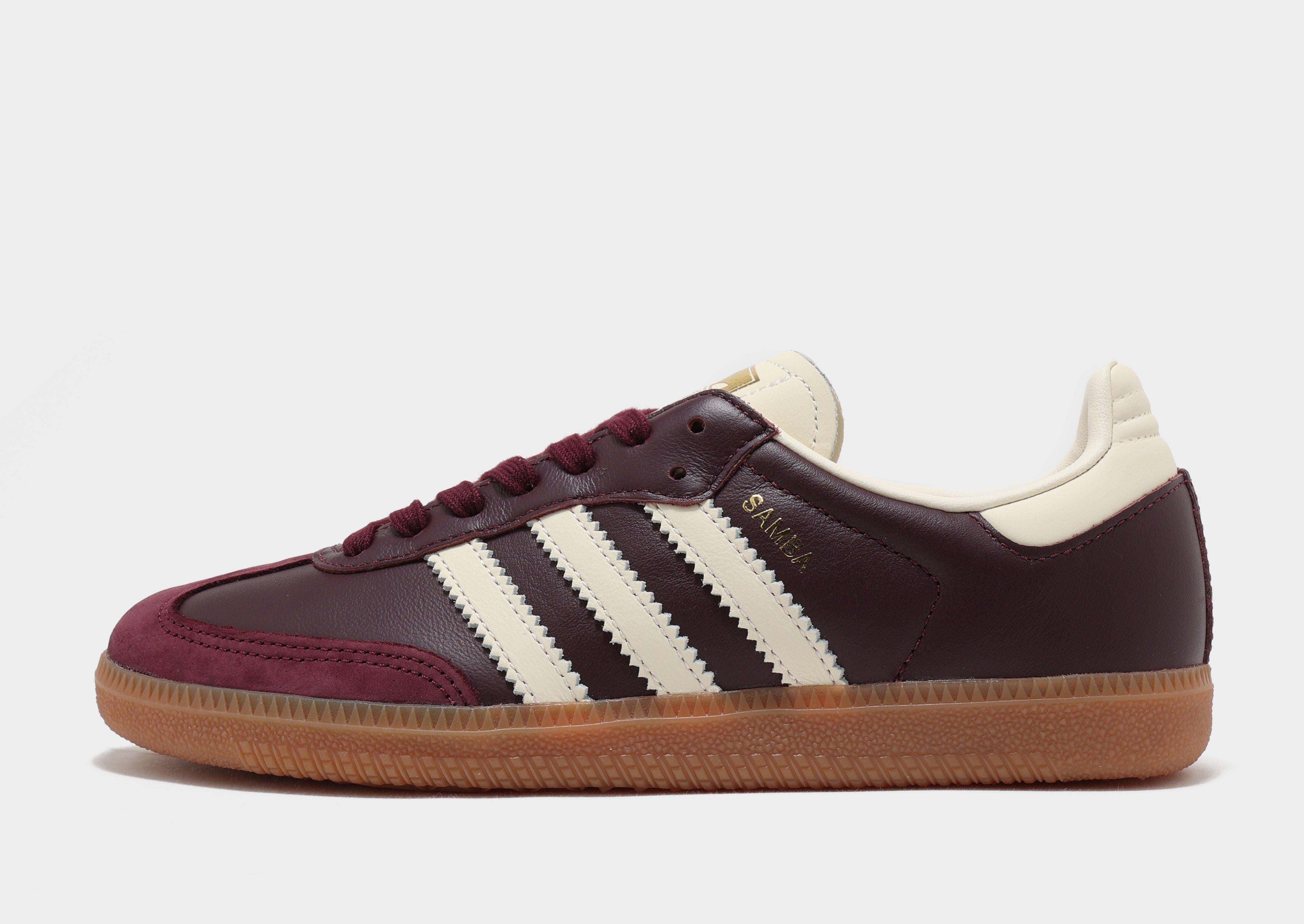 สีแดง adidas รองเท้าผู้หญิง Samba OG