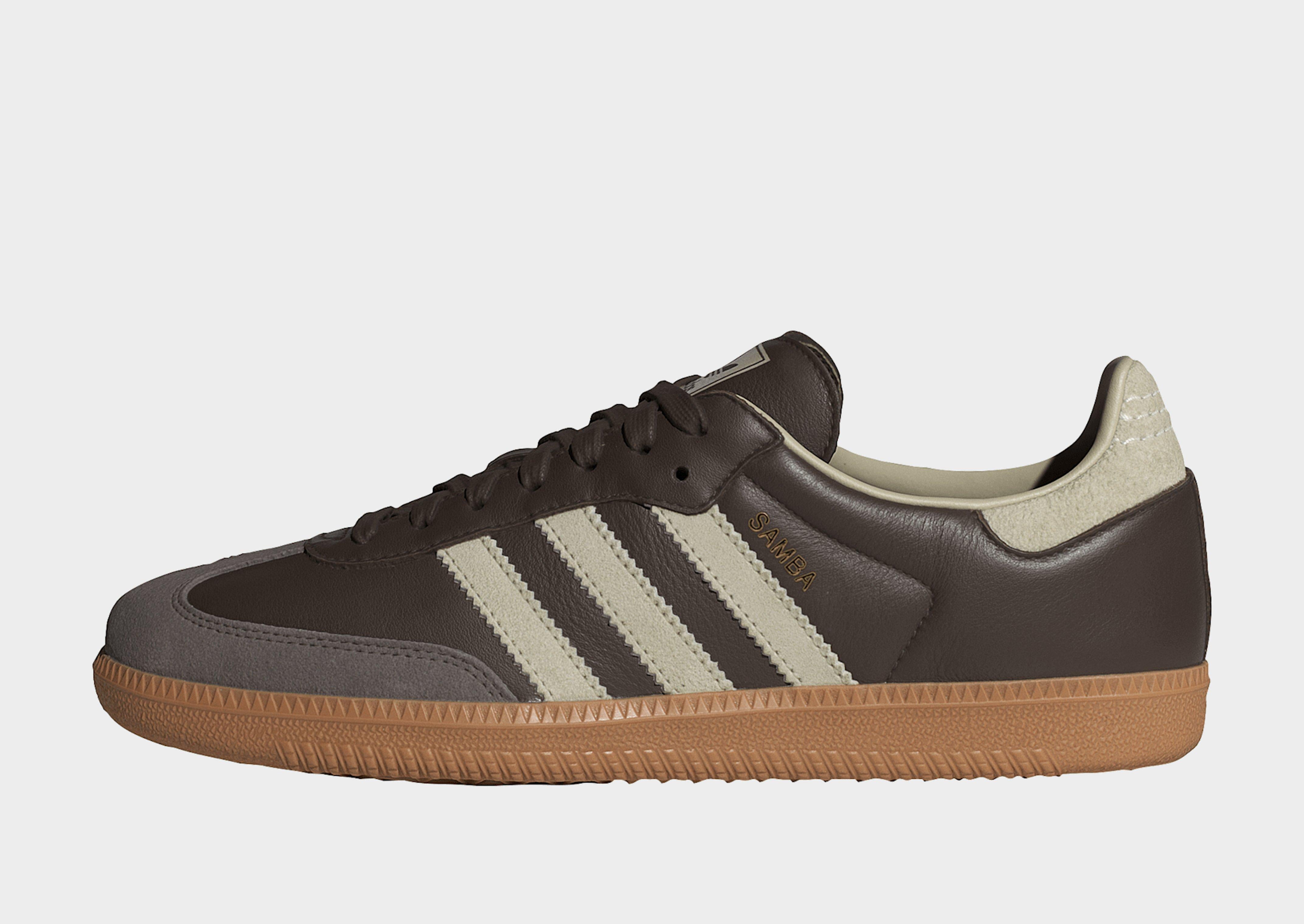 สีน้ำตาล adidas รองเท้าผู้ชาย Samba OG
