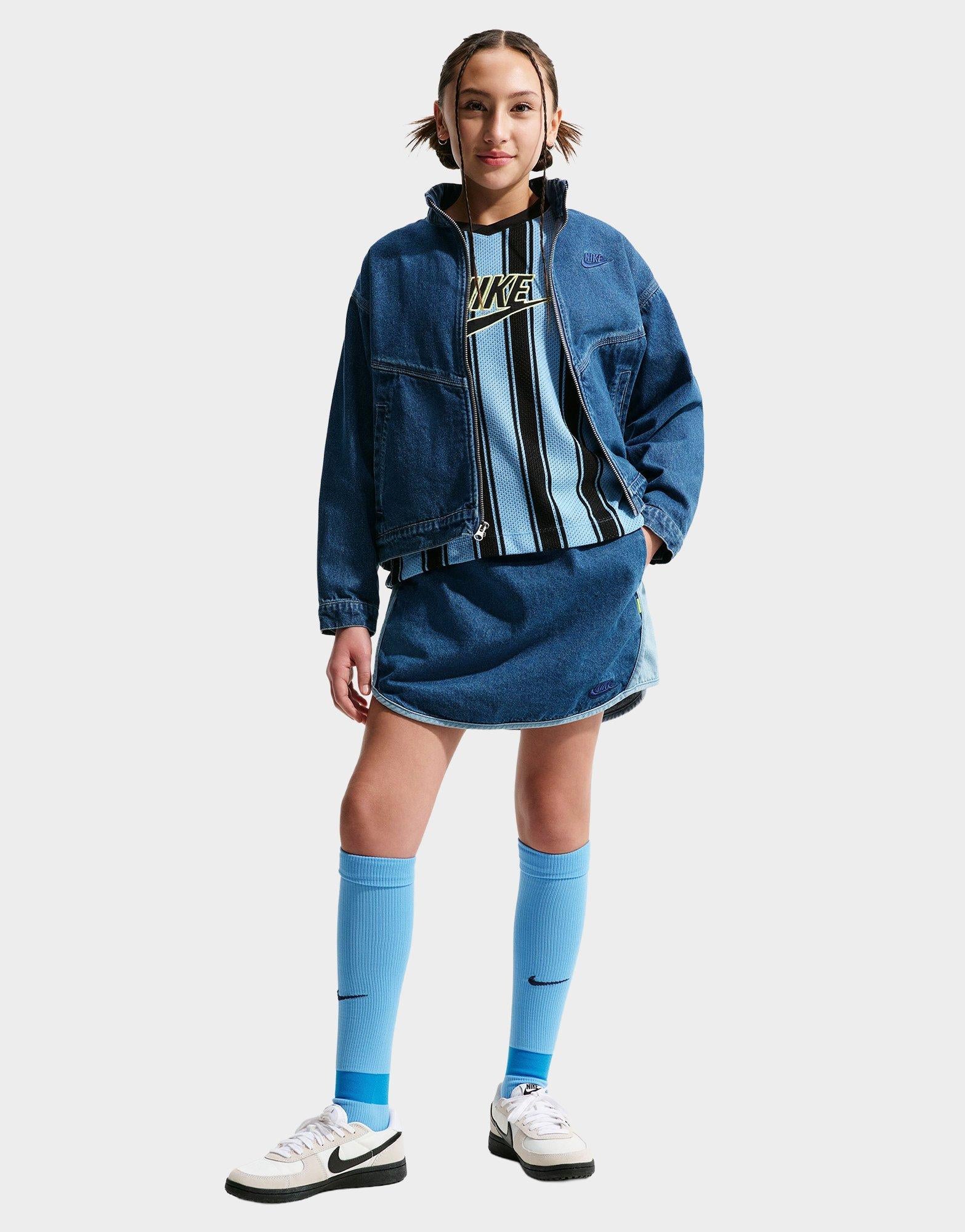กระโปรงเด็กโต (เด็กผู้หญิง) Sportswear Denim