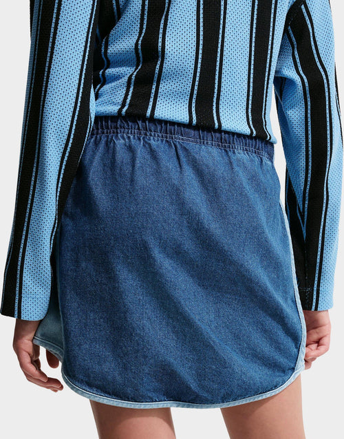 กระโปรงเด็กโต (เด็กผู้หญิง) Sportswear Denim