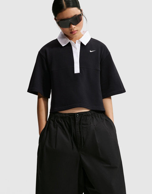 เสื้อโปโลแขนสั้นผู้หญิง Sportswear Oversized
