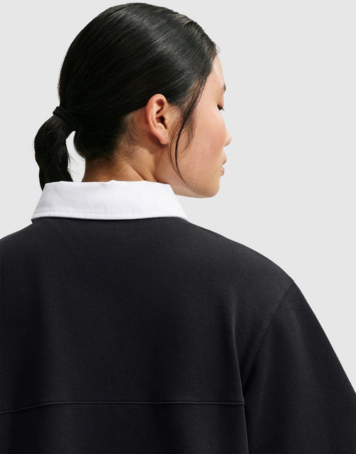 เสื้อโปโลแขนสั้นผู้หญิง Sportswear Oversized