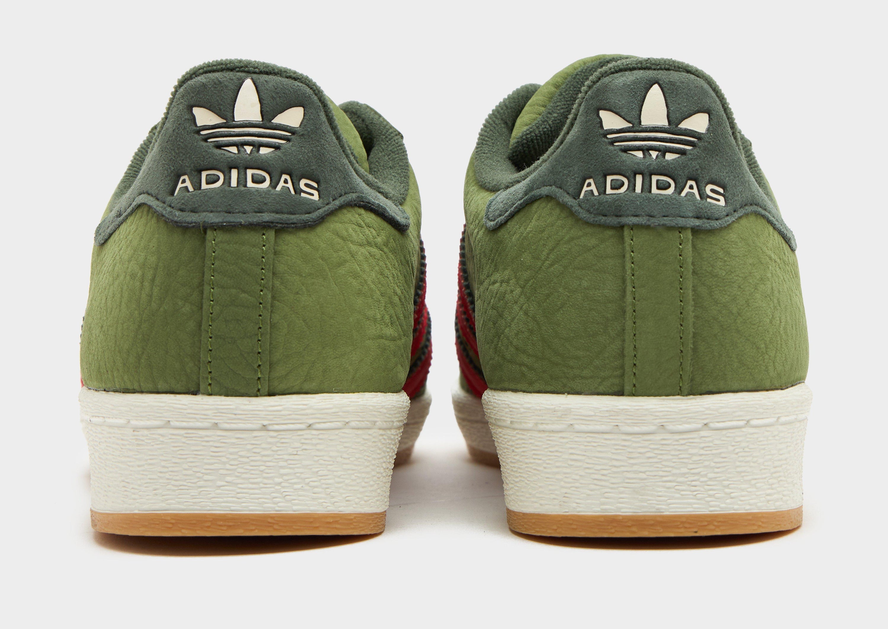 สีเขียว adidas รองเท้าผู้ชาย TMNT Shell-Toe Superstar - JD Sports ...