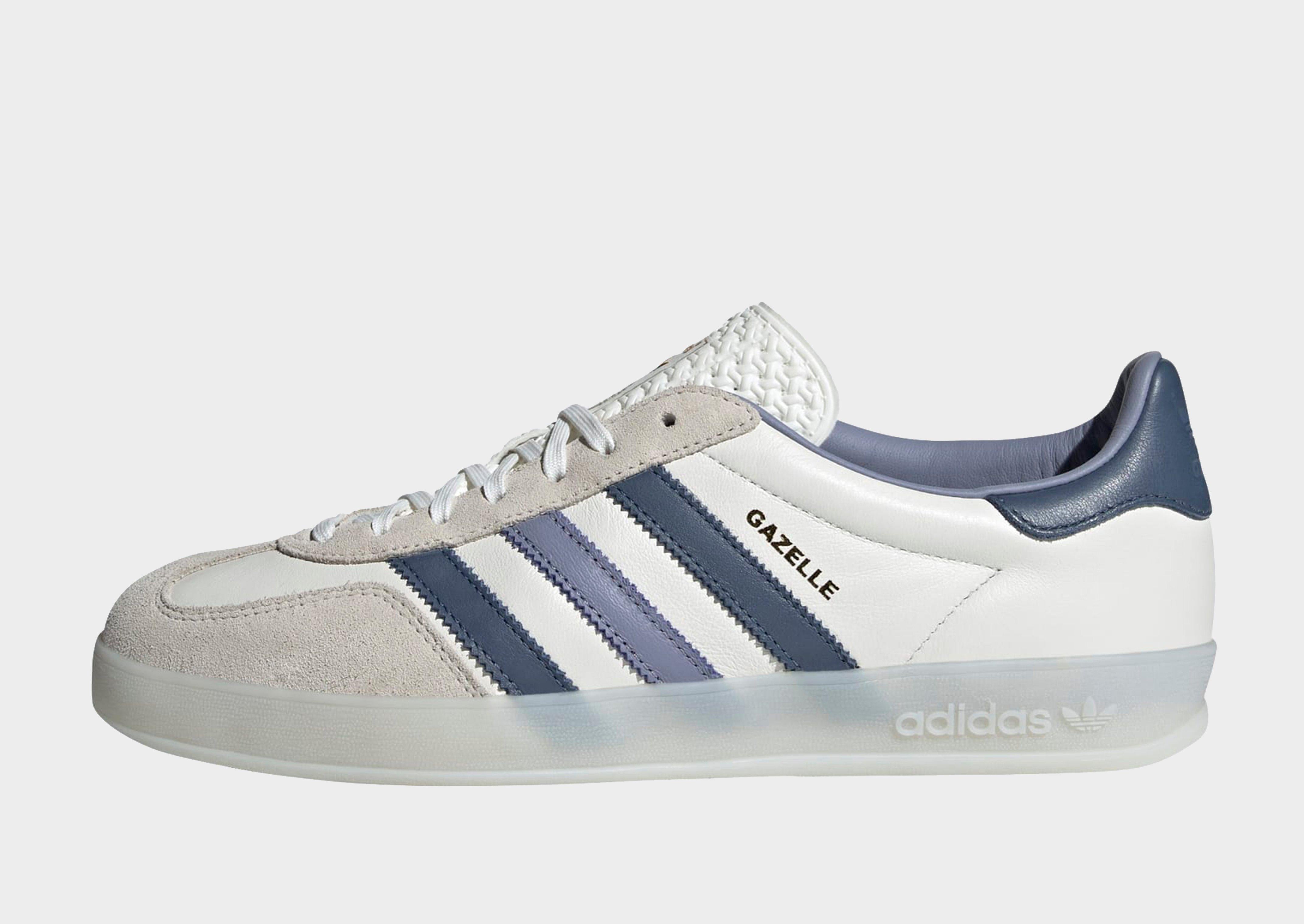 สีขาว adidas รองเท้าผู้ชาย Gazelle Indoor
