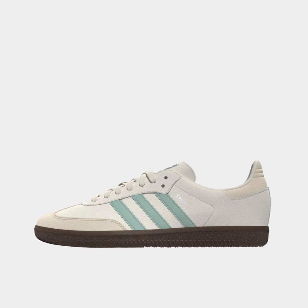 สีเบจ adidas รองเท้าผู้หญิง Samba OG