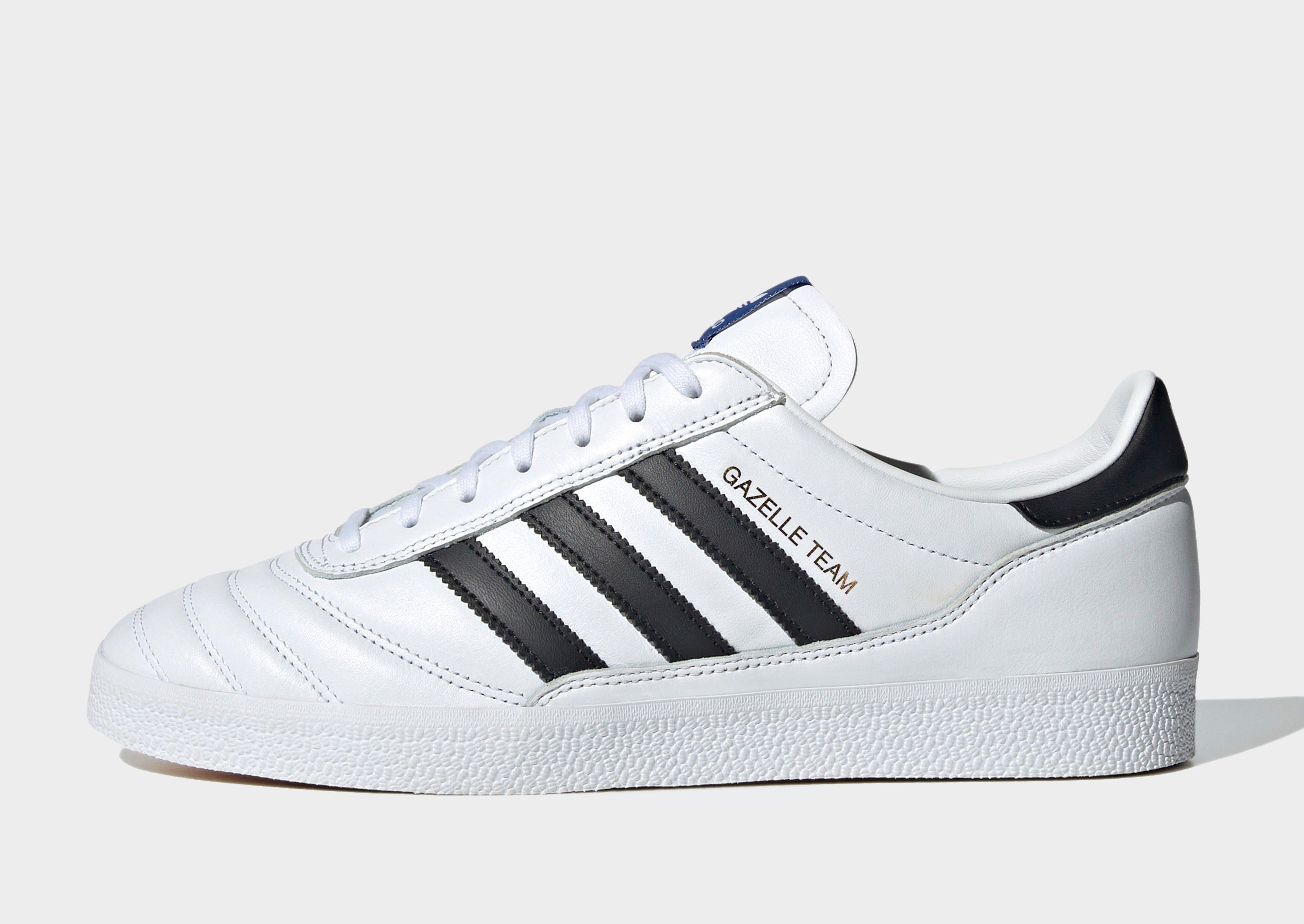 สีขาว adidas รองเท้าผู้ชาย Gazelle Team